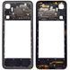 Рамка корпусу Infinix Hot 20 X6826, X6826B, X6826C чорна, Sonic Black 33558 фото
