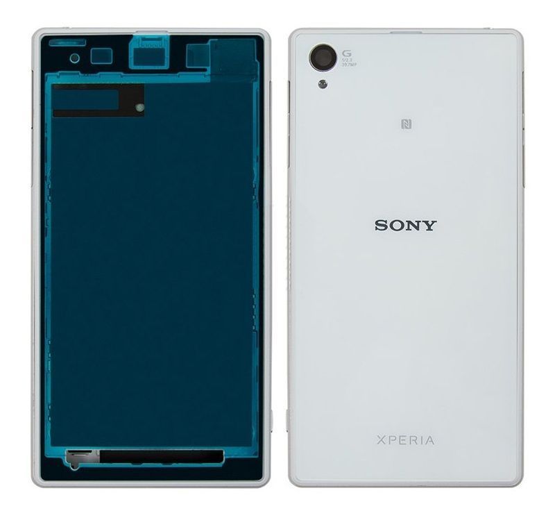 Задняя крышка для Sony C6902, C6903, C6906, C6943 Xperia Z1 (L39h) белая Оригинал Китай 07765 фото