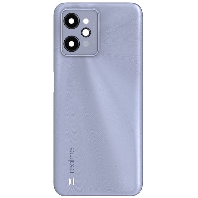 Задняя крышка Realme C31 RMX3501 серебристая, Light Silver Оригинал Китай со стеклом камеры 33959 фото