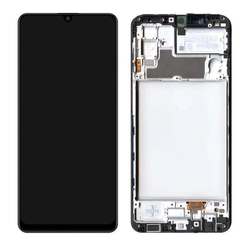 Дисплей для Samsung M325 Galaxy M32 2021 4G с рамкой черный OLED 25488 фото
