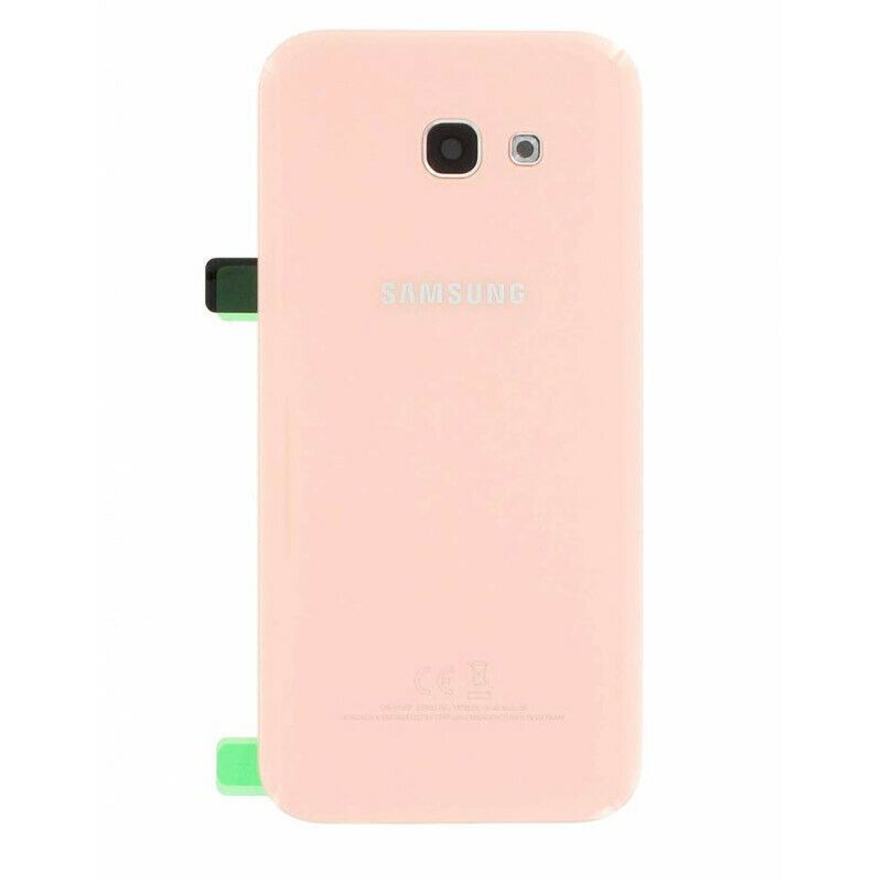 Задня кришка для Samsung A520F Galaxy A5 2017 рожева, зі склом камери, Оригінал Китай 22841 фото
