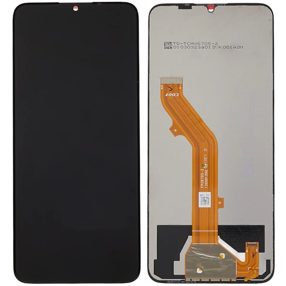 Дисплей для TCL 40 SE T610K, T610K2, T610P, T610P2 черный 32051 фото