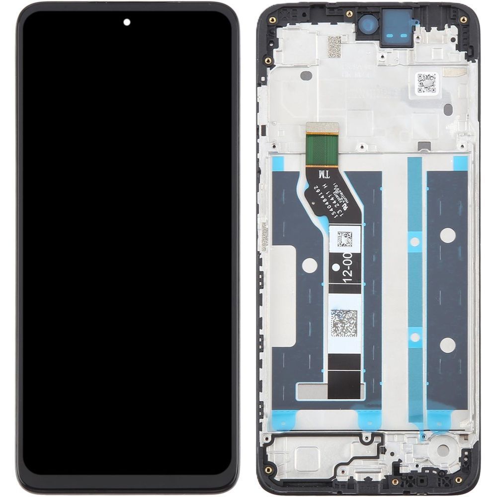 Дисплей для Motorola XT2523-3 Moto G05, XT2521-3 Moto G15, XT2523-6 Moto E15 с рамкой черный 32608 фото