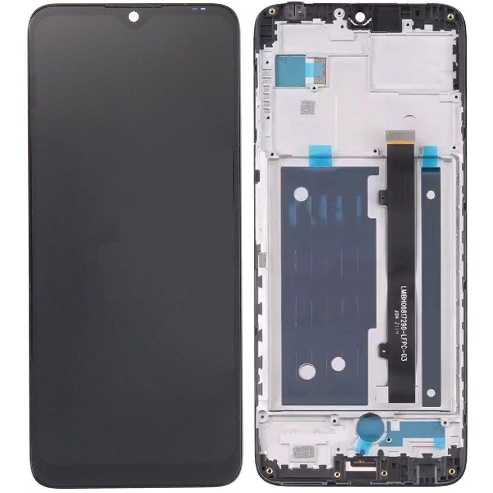 Дисплей для ZTE Blade V30 Vita 8030 с рамкой черный 32102 фото