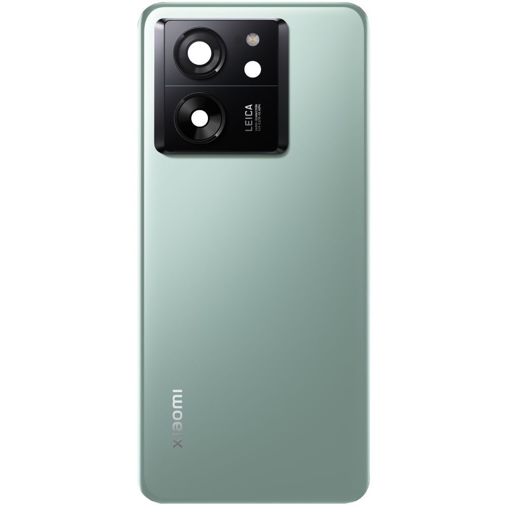 Задняя крышка для Xiaomi 13T, Xiaomi 13T Pro зеленая, Meadow Green со стеклом камеры 32457 фото
