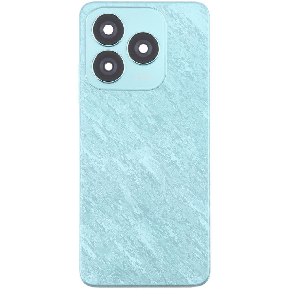 Задняя крышка для ZTE Blade A75 4G зеленая, Aqua Green со стеклом камеры 34114 фото
