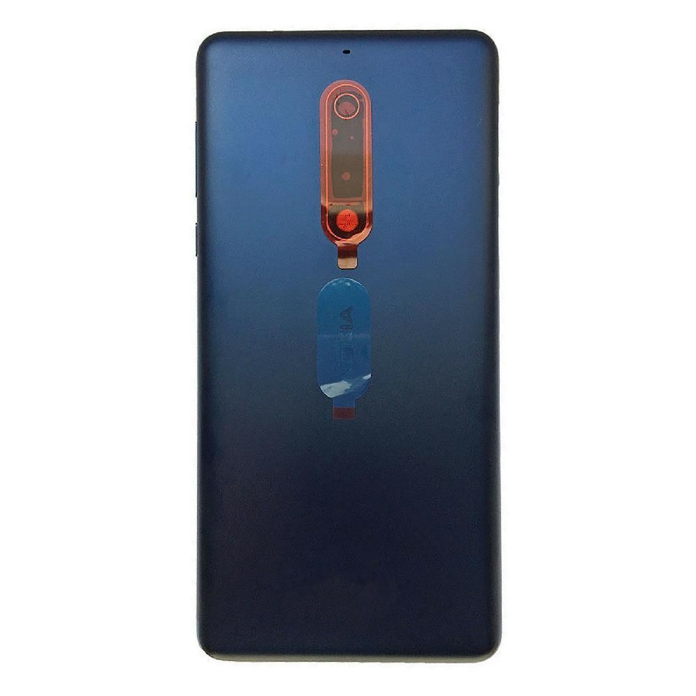 Задняя кришка для Nokia 5 Dual Sim TA-1053 синяя, Tempered Blue 14596 фото