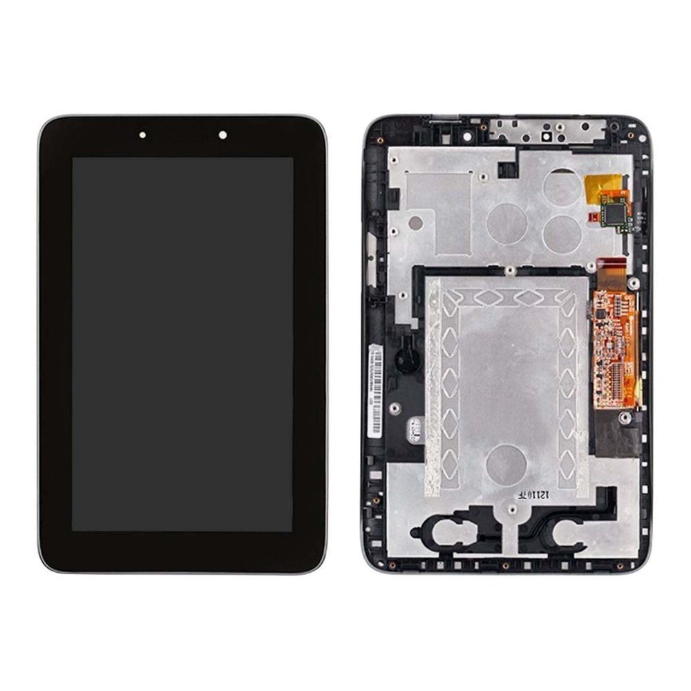 Дисплей для Lenovo A2107 IdeaTab, A2207 IdeaTab и рамкой черный 00614 фото