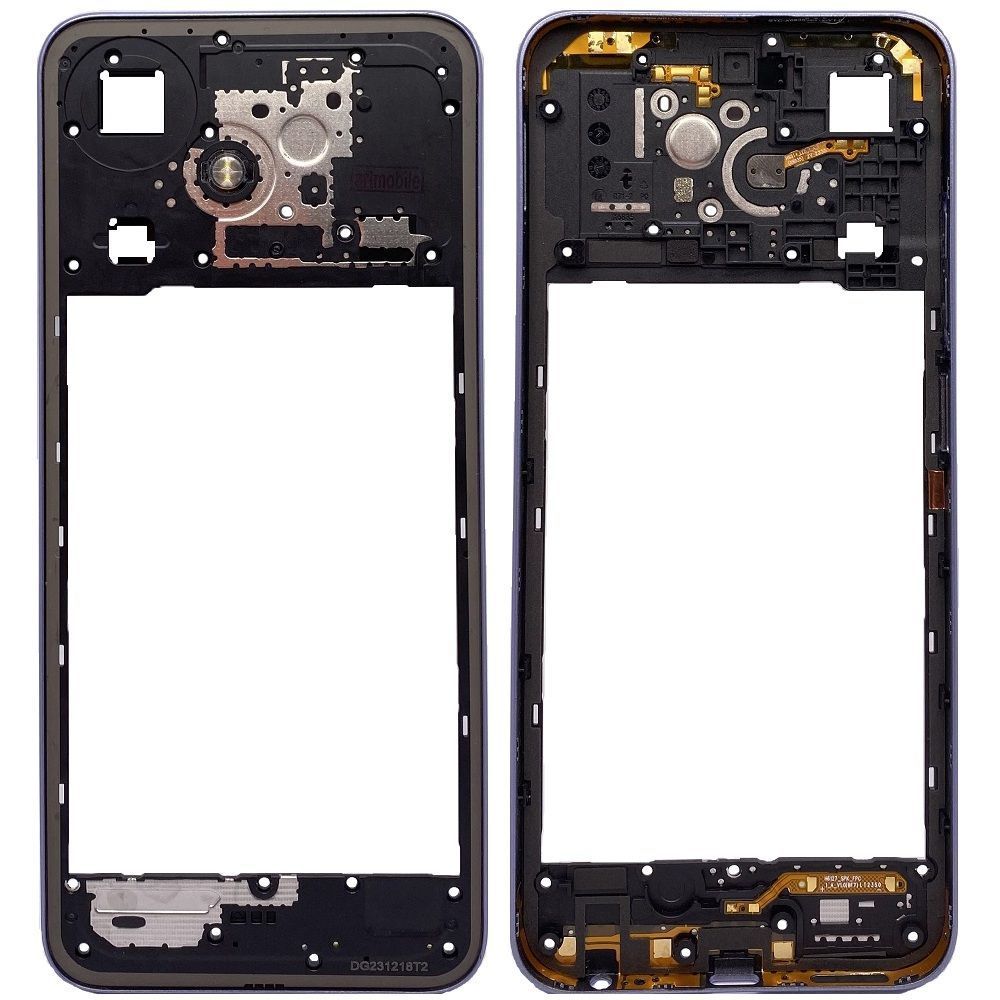 Рамка корпусу Infinix Hot 30 Play NFC X6835B, X6835 фіолетова, Bora Purple 33559 фото
