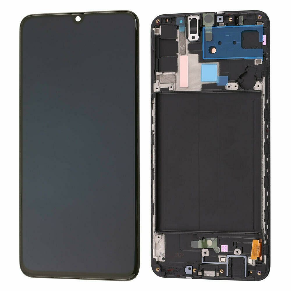 Дисплей для Samsung A705F Galaxy A70 2019 с рамкой черный TFT 29162 фото