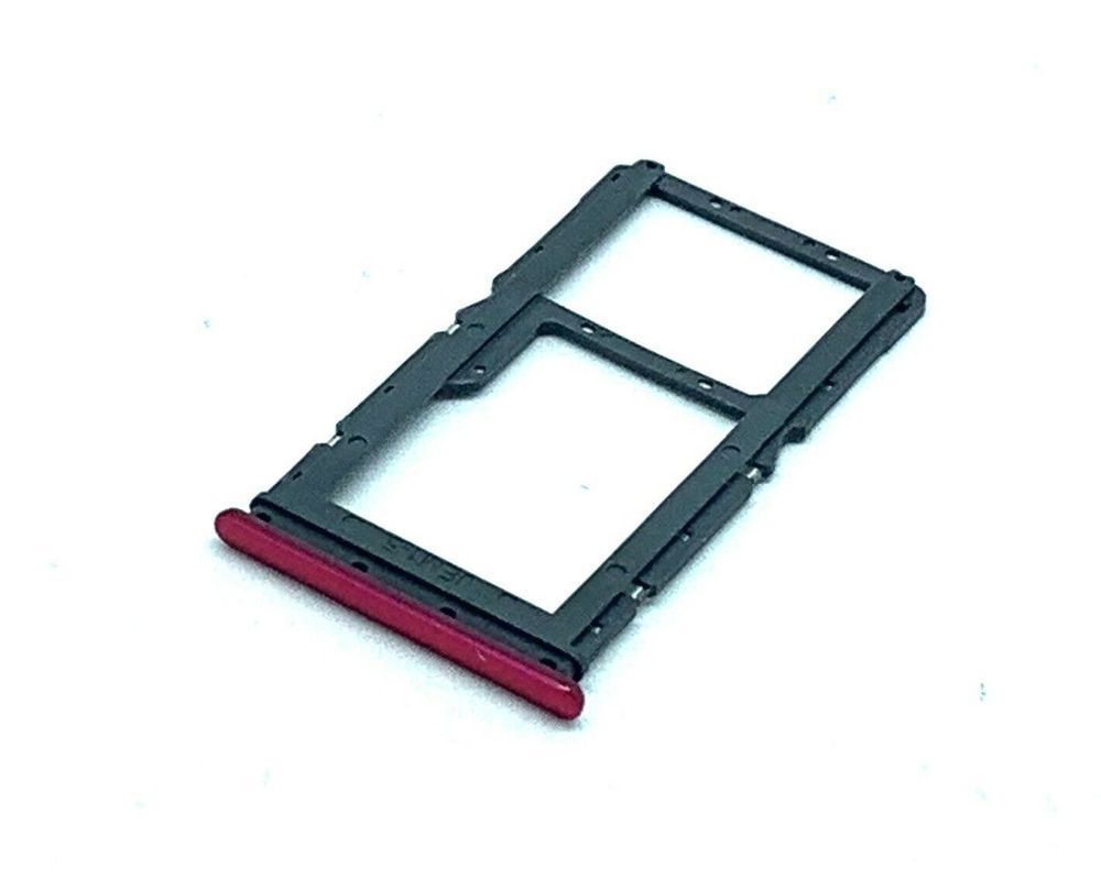 Держатель Sim-карты и карты памяти Xiaomi Redmi Note 7 красный 13213 фото
