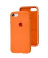 Чехол силиконовый Silicone Case для Apple iPhone 7, iPhone 8 Papaya 19827 фото