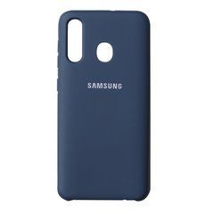 Чехол силиконовый Silicone Case для Samsung A207F A20s (2019) Blue Cobalt 16481 фото