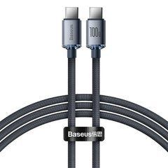 Кабель Baseus Crystal Shine Series Type-C - Type-C 1.2m 100W 5A черный (CAJY000601) 26650 фото