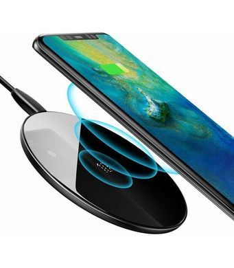 Бездротовий зарядний пристрій Baseus Simple Wireless Charger (CCALL-CJK01) black 19686 фото