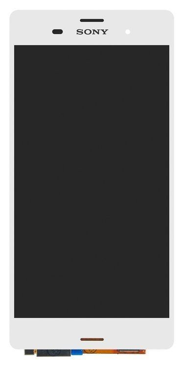 Дисплей Sony D6603, D6633, D6643, D6653 Xperia Z3 белый 00978 фото