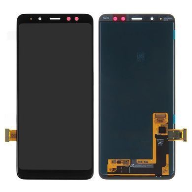 Дисплей для Samsung A530F Galaxy A8 (2018) чорний OLED 15491 фото