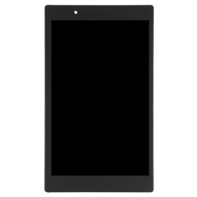 Дисплей для Lenovo Tab 4 TB-8504X LTE, 8504N з рамкою чорний, з зеленим шлейфом 31086 фото