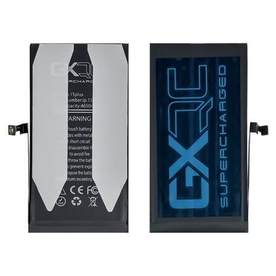 Акумулятор GXQC Supercharged для Apple iPhone 15 Plus посилений 4650 mAh IC Original без помилки 33108 фото