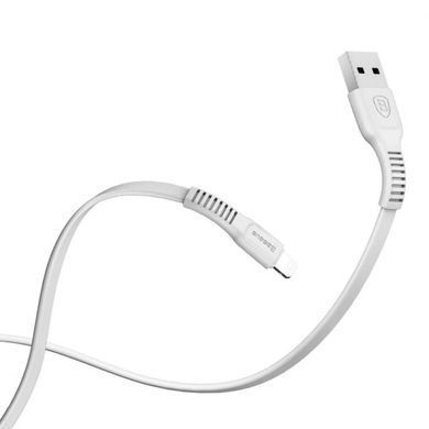Кабель Baseus Tough Series Lightning 2A (1 метр) (CALZY-B02) белый 20378 фото