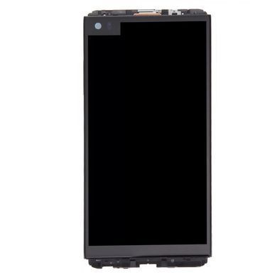 Дисплей для LG H910 V20, H915, H918, H990, F800, LS997, US996, VS995 с рамкой черный 09977 фото