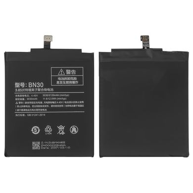 Аккумулятор BN30 для Xiaomi Redmi 4A 3030mAh 06992 фото