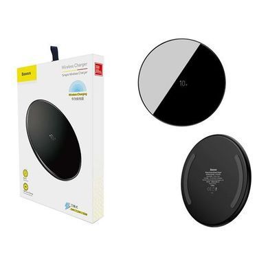 Бездротовий зарядний пристрій Baseus Simple Wireless Charger (CCALL-CJK01) black 19686 фото