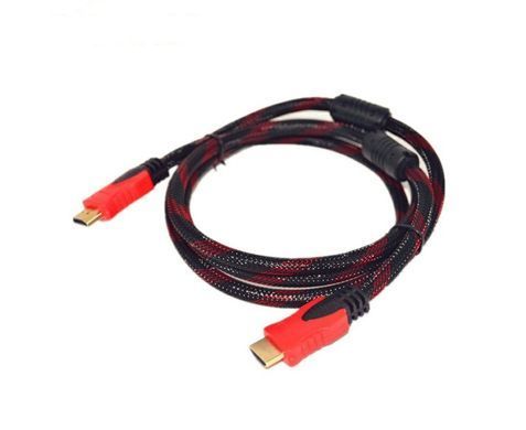 Відео кабель HDMI 5m з нейлоновою обплетенням та позолоченими конекторами. 29062 фото