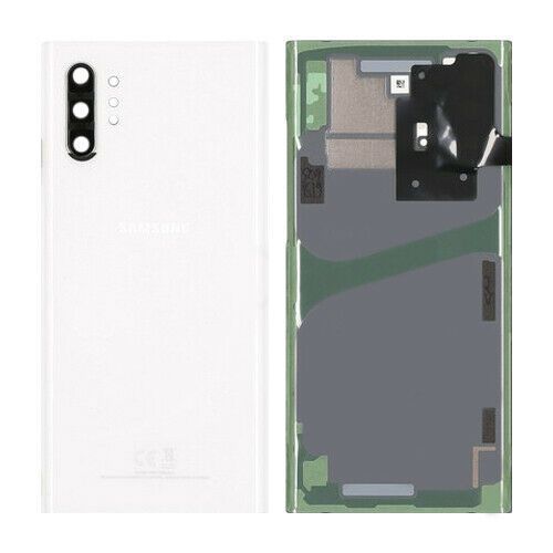 Задняя крышка для Samsung N975F Galaxy Note 10 Plus белая со стеклом камеры 24395 фото