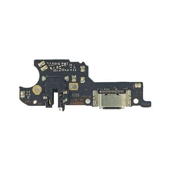 Нижняя плата для Realme C25Y 2021 RMX3269 с разьемом зарядки, с разьемом наушников и микрофоном 26624 фото