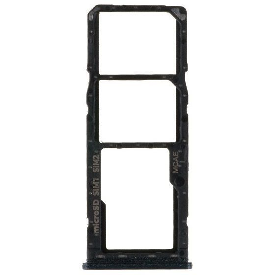 Держатель Sim-карты для и карты памяти Samsung M315 Galaxy M31, M215 Galaxy M21 черный, на две Sim-карты, комплект 2 шт. 31390 фото