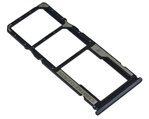 Держатель Sim-карты и карты памяти Xiaomi Redmi 9T, Poco M3 серый 22473 фото