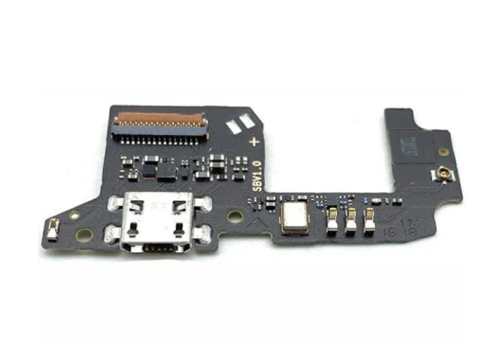 Нижняя плата для ZTE Blade A6 Max с разьемом зарядки и микрофоном 24712 фото
