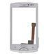 Сенсор (тачскрин) Sony Ericsson ST15i Xperia Mini и рамкой белый 00559 фото 1