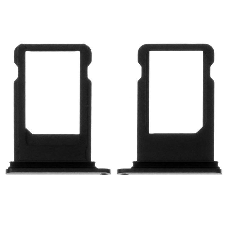 Держатель SIM-карты Apple iPhone 8 Plus черный 08735 фото