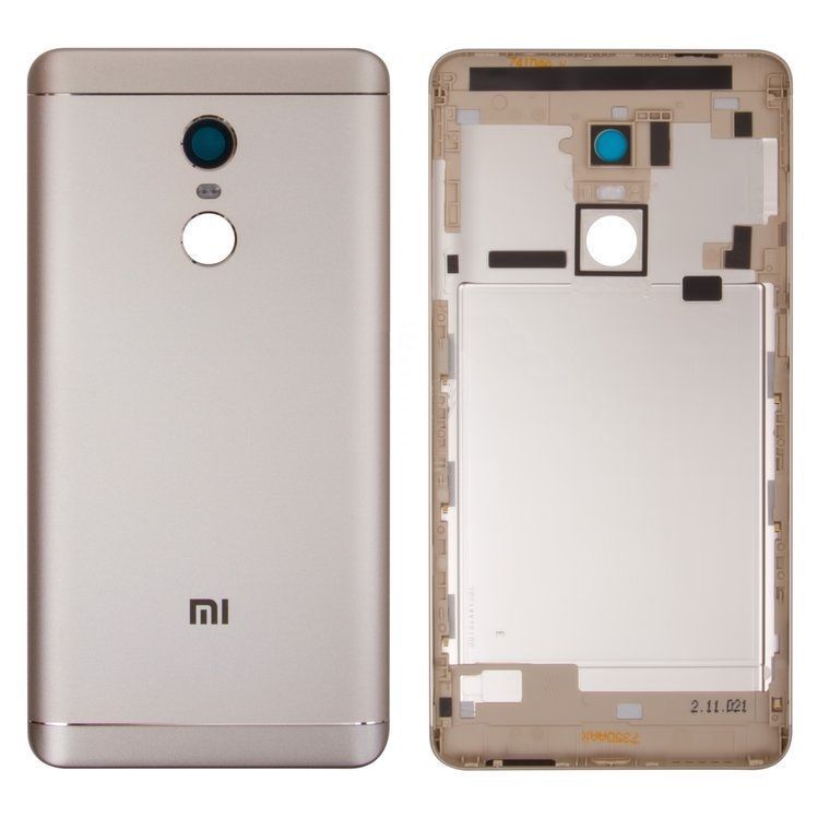 Задня кришка для Xiaomi Redmi Note 4X Snapdragon золотиста 07707 фото