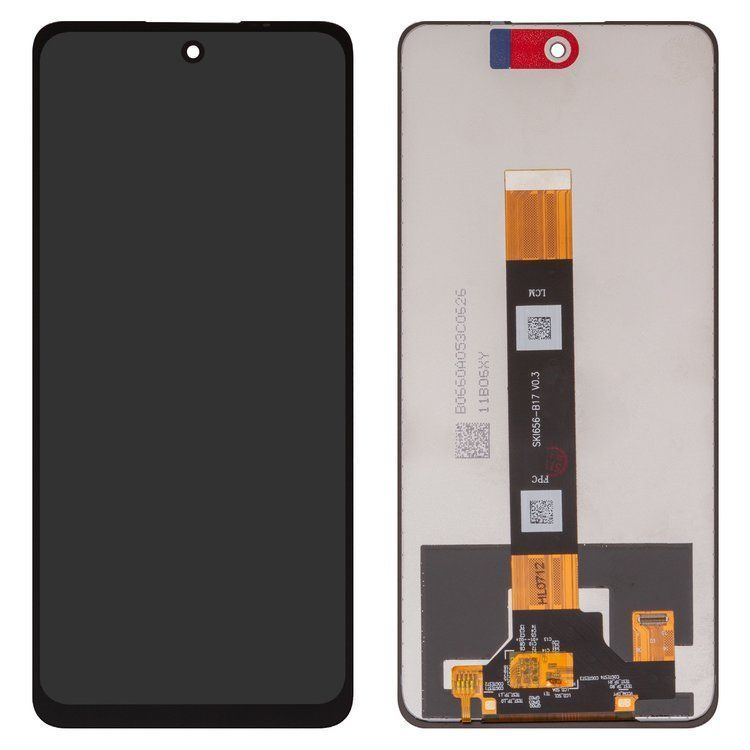 Дисплей для TCL 50 5G T613P, T613K черный 32052 фото