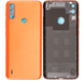 Задня кришка для Motorola XT2095 Moto E7 помаранчева 04459 фото