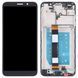 Дисплей для Huawei Y5P DRA-LX9, Honor 9S с рамкой черный 27200 фото