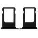 Держатель SIM-карты Apple iPhone 8 Plus черный 08735 фото