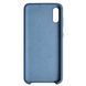 Чехол силиконовый Silicone Case для Xiaomi Redmi 7A Dark blue 17402 фото 2