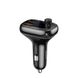 Автомобільний FM-трансмітер Baseus T typed S-13 Bluetooth MP3 car charger чорний (CCMT000101) 28733 фото 1