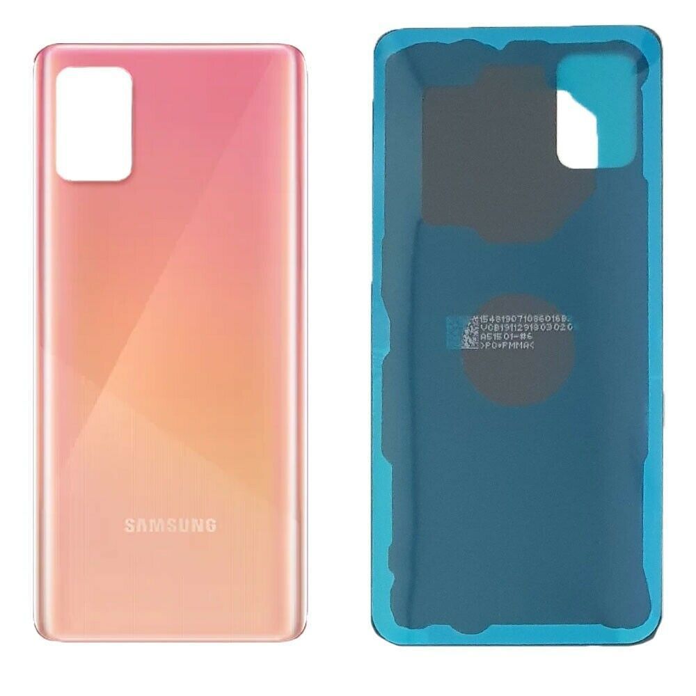 Задняя крышка для Samsung A715F Galaxy A71 розовая, Оригинал Китай 21254 фото