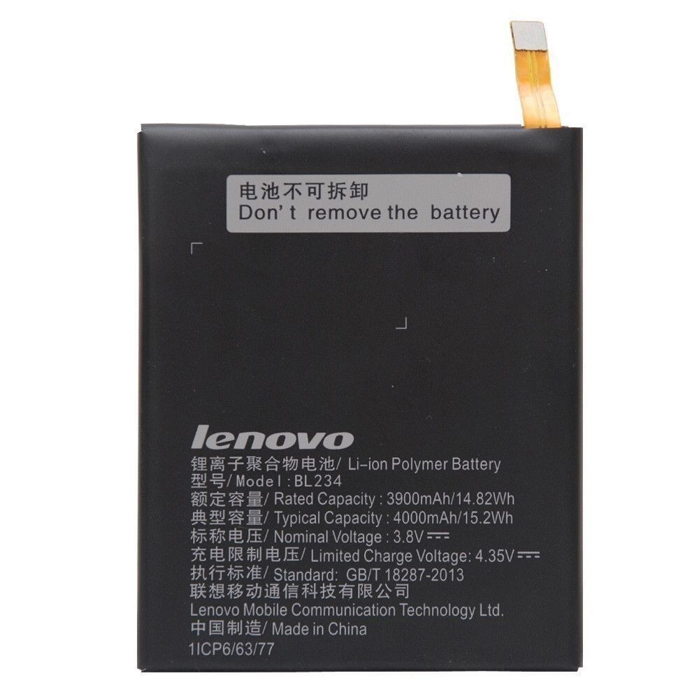 Аккумулятор Lenovo BL234 для Lenovo A5000, P70, P90, Vibe P1m 3900mAh 03773 фото