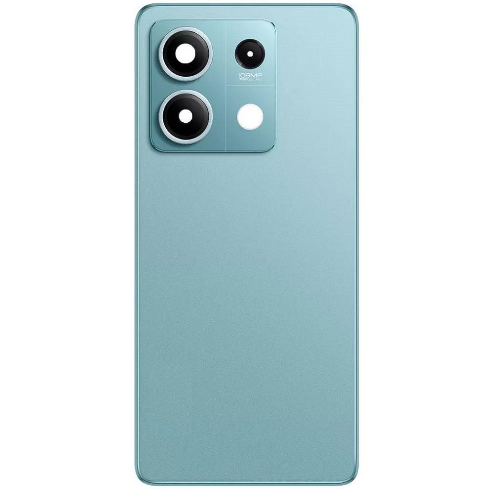 Задня кришка для Xiaomi Redmi Note 13 5G 2312DRAABG, 2312DRAABI блакитна зі склом камери Оригінал Китай 30362 фото