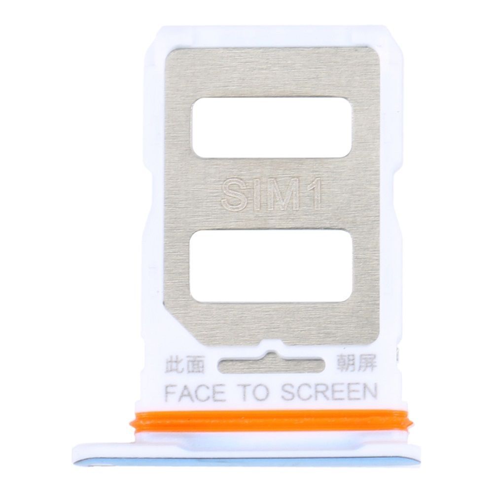 Держатель Sim-карты Xiaomi 12T, Xiaomi 12T Pro, Redmi K50 Ultra голубой, на две Sim карты 31704 фото