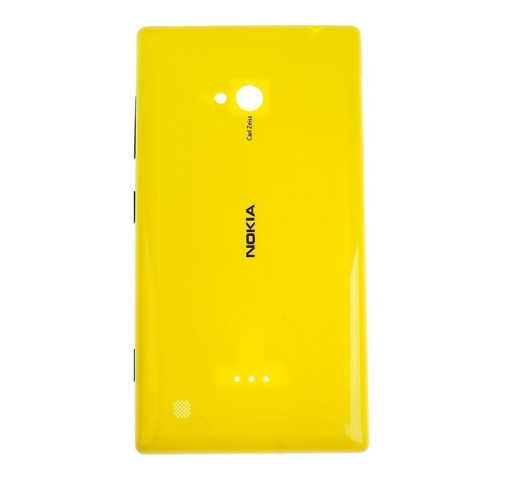 Задняя кришка для Nokia Lumia 720 желтая 08659 фото