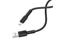 Кабель Borofone BX31 Silicone Microusb 1m 5A черный 25861 фото