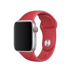 Ремешок для смарт-часов Apple Watch 42/44mm Sport Band Red, размер M/L 14723 фото