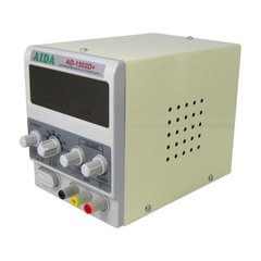 Блок питания AIDA AD-1502D+, 15V, 2A, цифровая индикация, RF индикатор, автовосстановление после КЗ 22080 фото